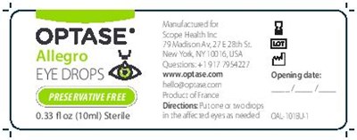 Optase Allegro (Optase Allegro Label Page 001)